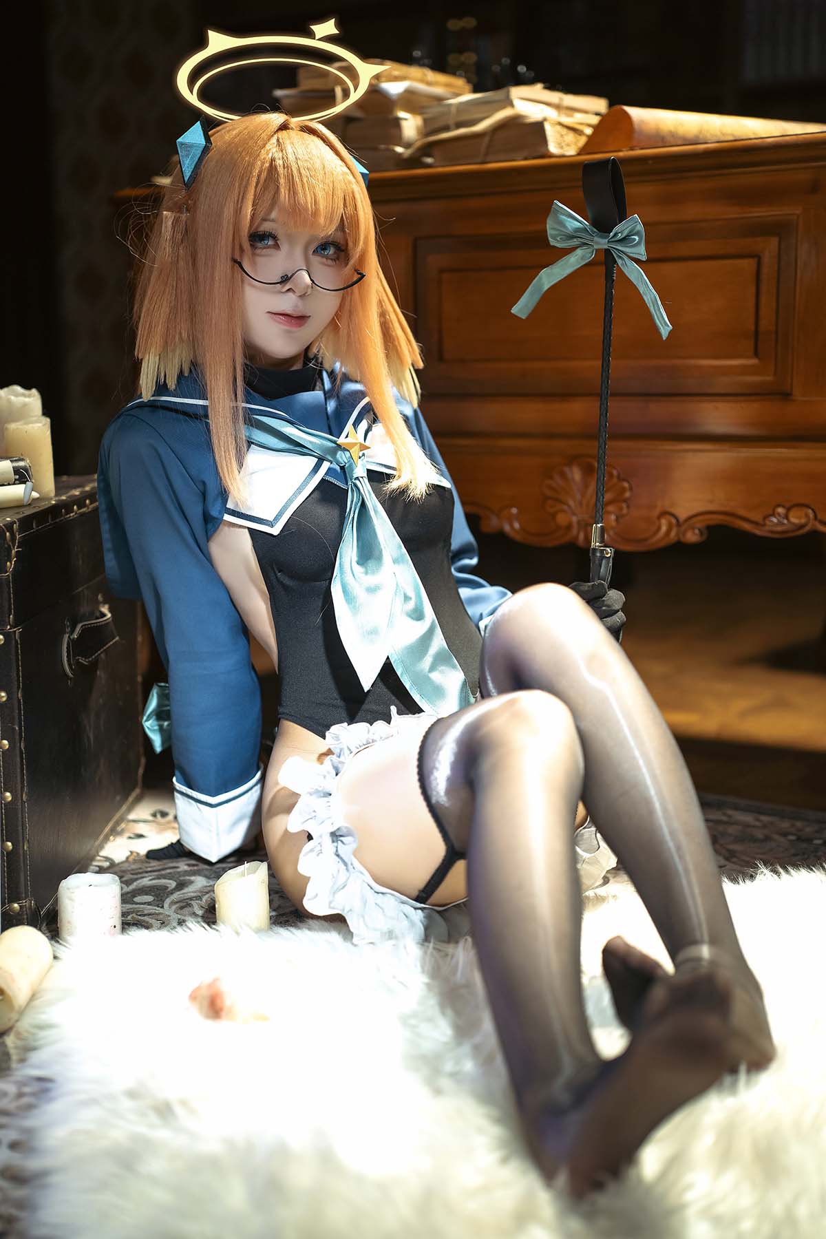 矢量鱼 – 蔚蓝档案 志美子 Cosplay-第1张