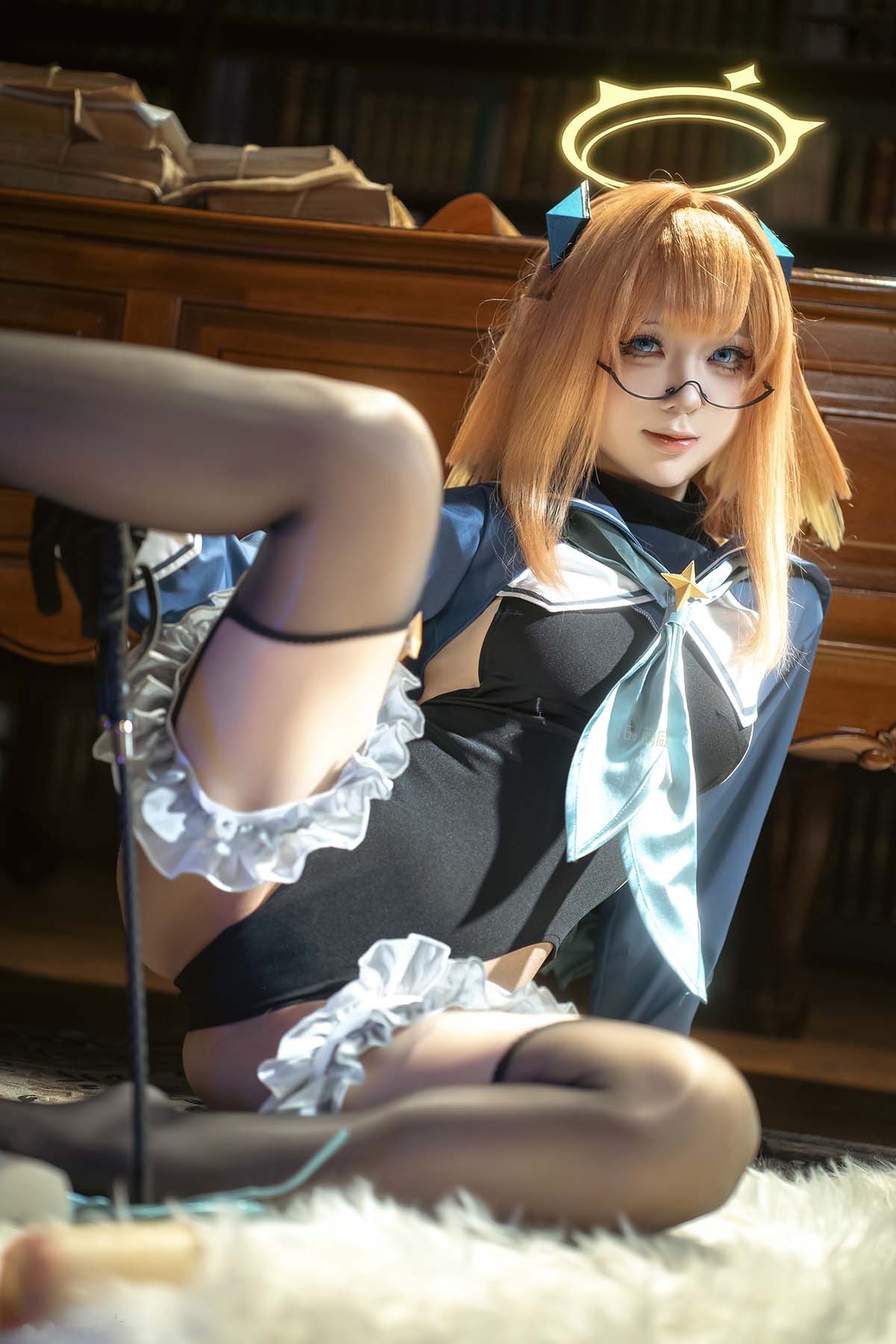 矢量鱼 – 蔚蓝档案 志美子 Cosplay-第2张