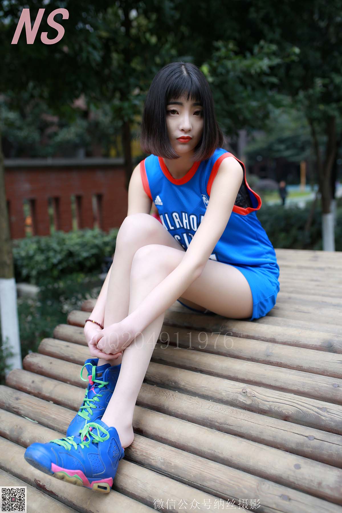 [纳丝摄影]陈玉洁 蓝球少女 纳丝摄影-第1张