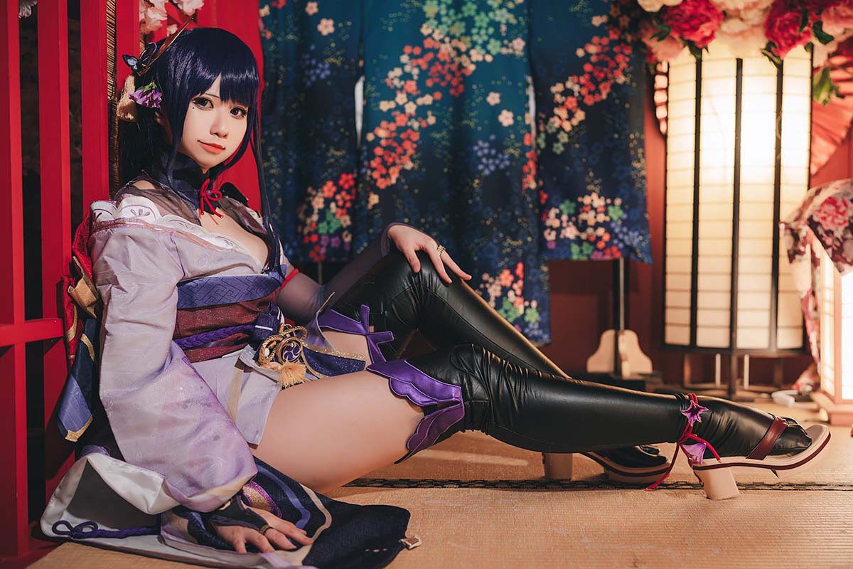 小空sora – 原神 雷电将军 Cosplay-第1张
