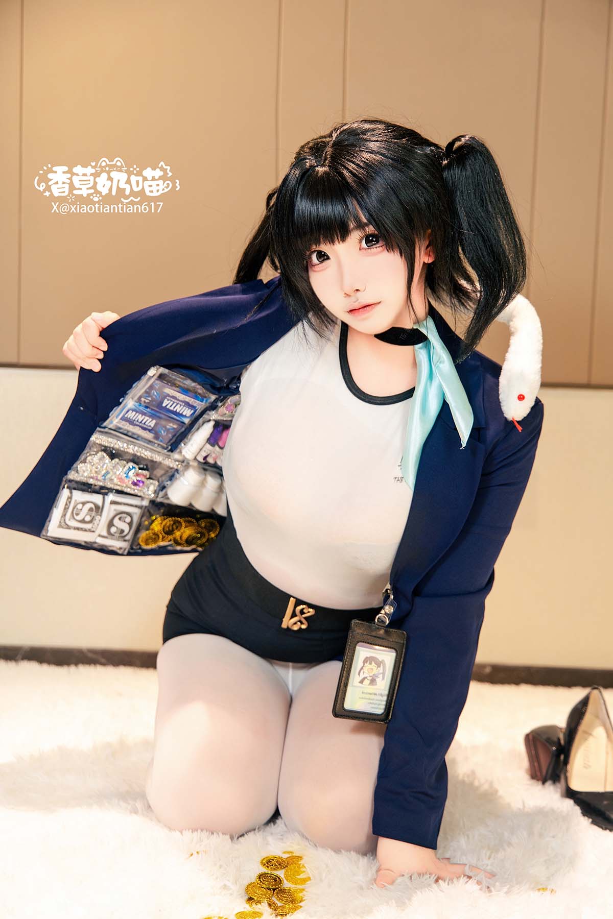 筱田甜[香草奶喵] – 索拉 Cosplay-第1张