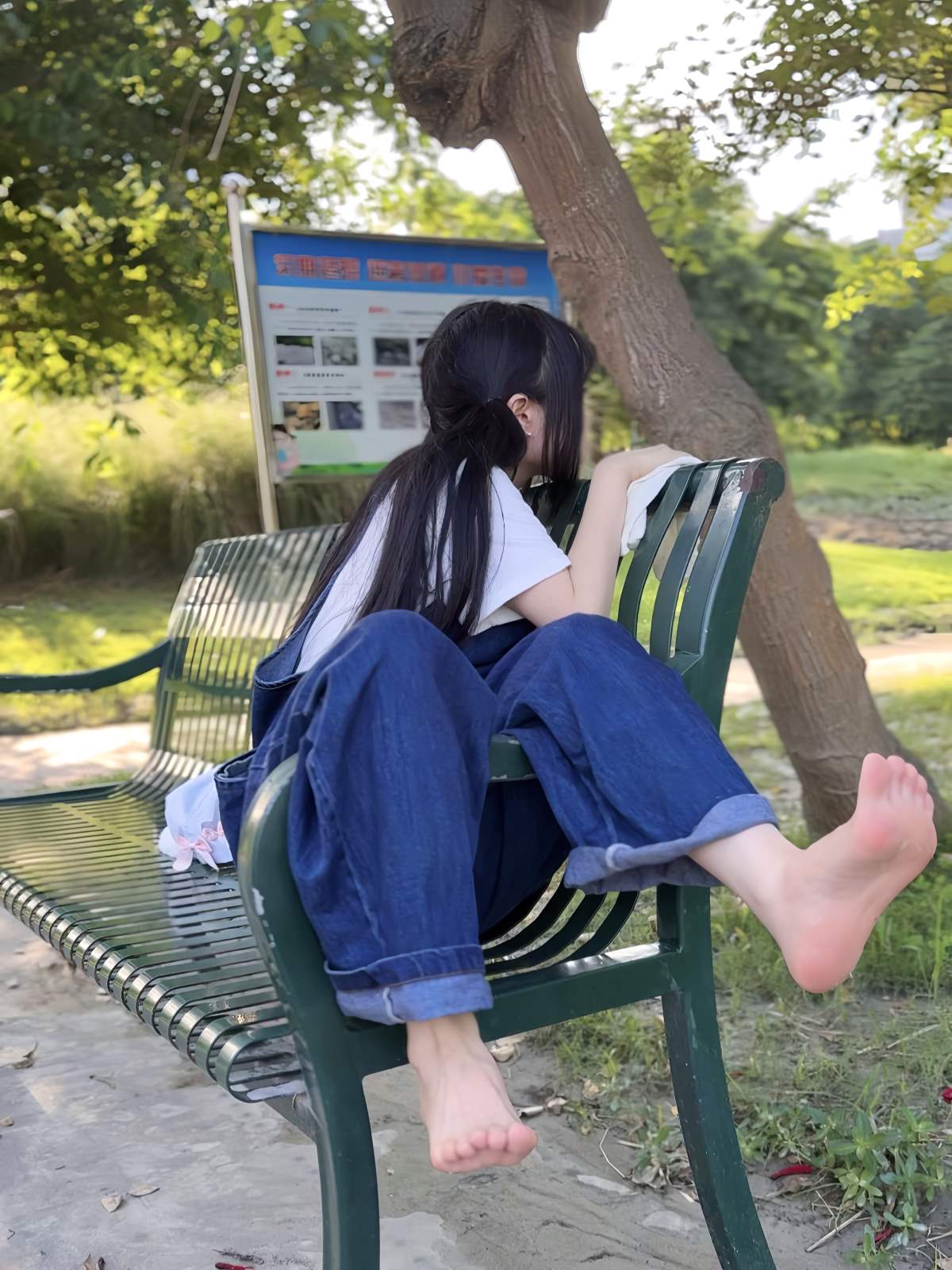 小羊蛋卷 – 背带双马尾 Cosplay-第1张