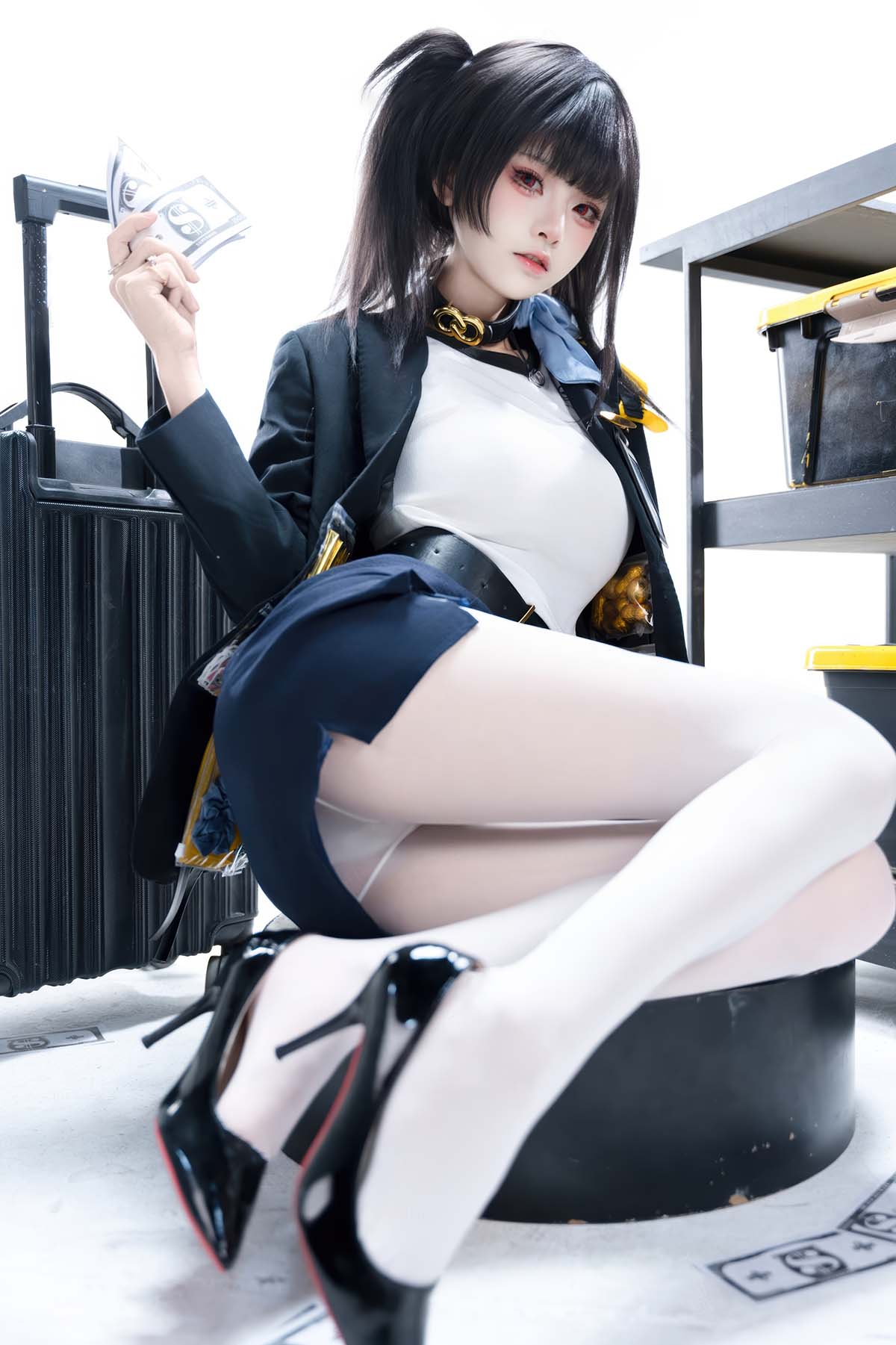 九柒喵 – Nikee胜利女神 索拉 Cosplay-第1张