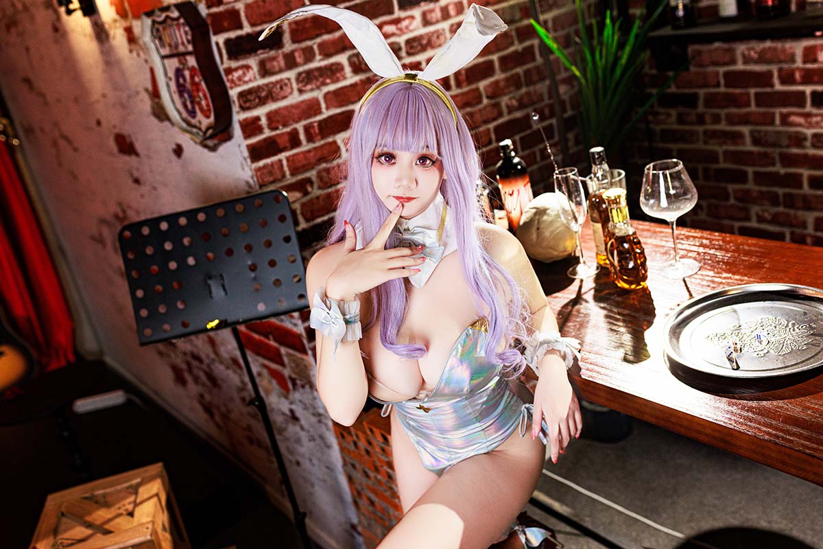 阿雪雪 – 碧蓝航线 普利茅斯兔女郎 Cosplay-第1张