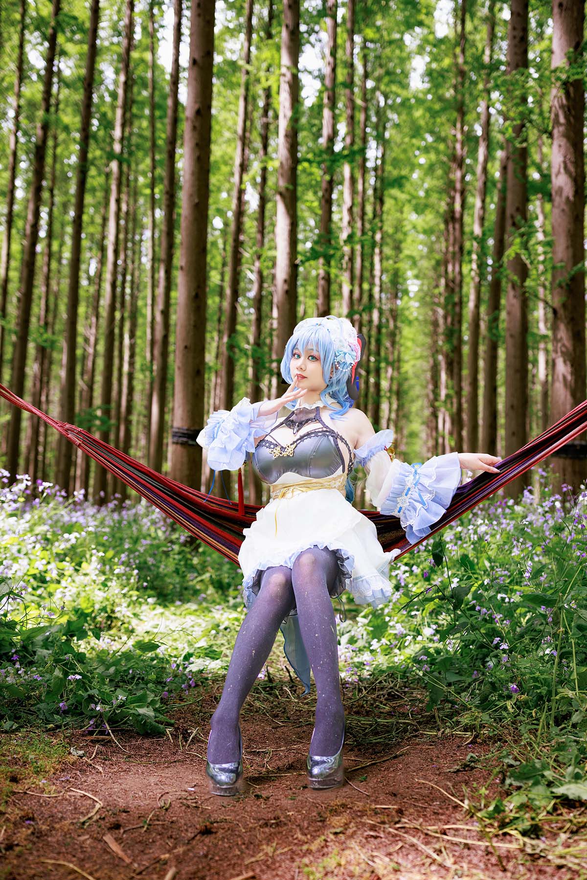 阿雪雪 – 甘雨女仆 Cosplay-第1张