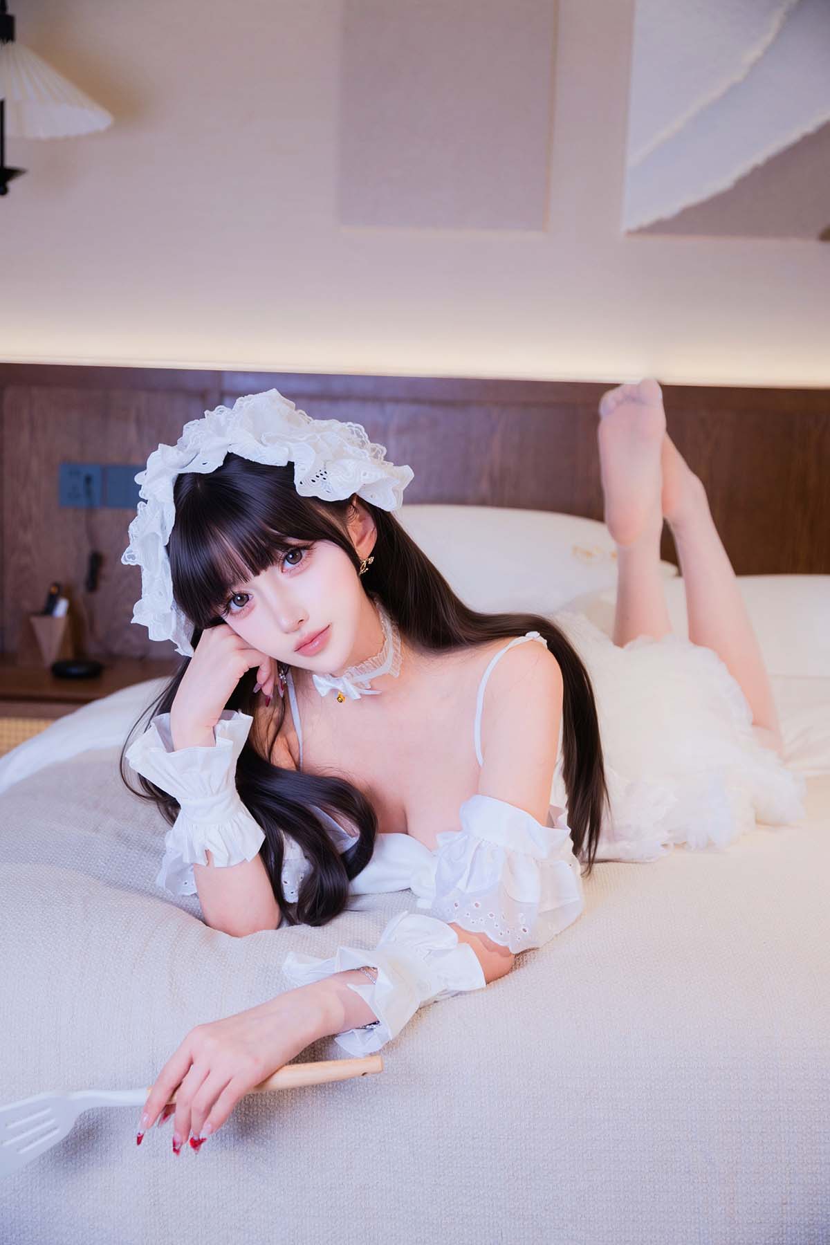 过期米线线喵 – 厨娘女仆 Cosplay-第2张