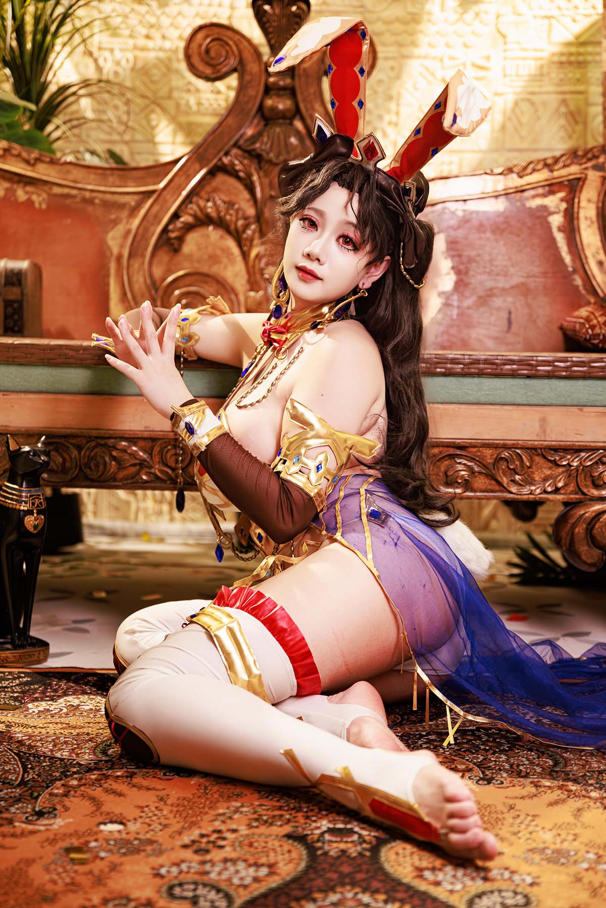 阿雪雪 – 弓凛兔女郎 Cosplay-第2张