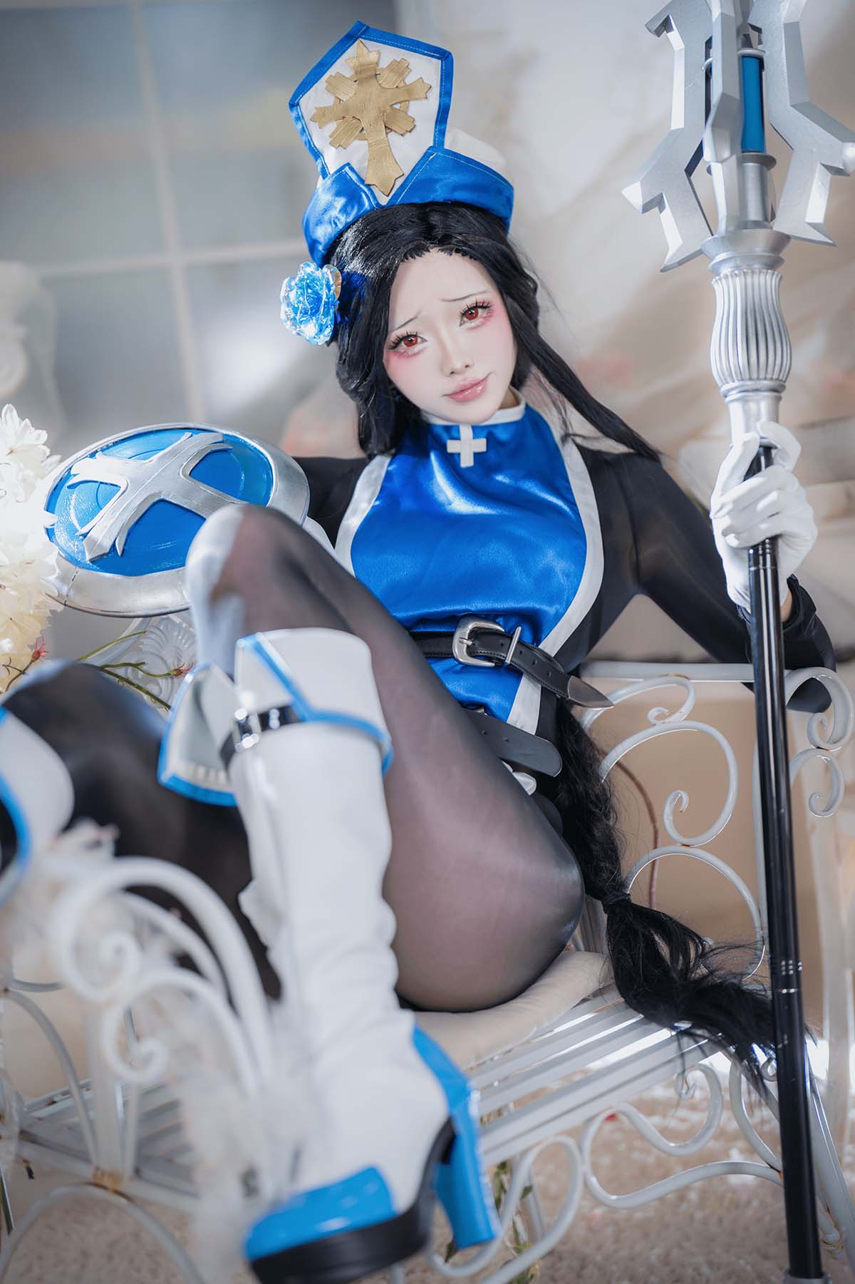 前野太太 – 梅登冰玫瑰 Cosplay-第1张