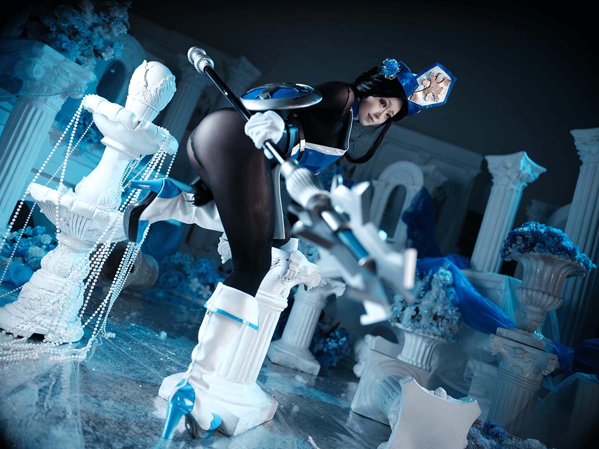 前野太太 – 梅登冰玫瑰 Cosplay-第2张