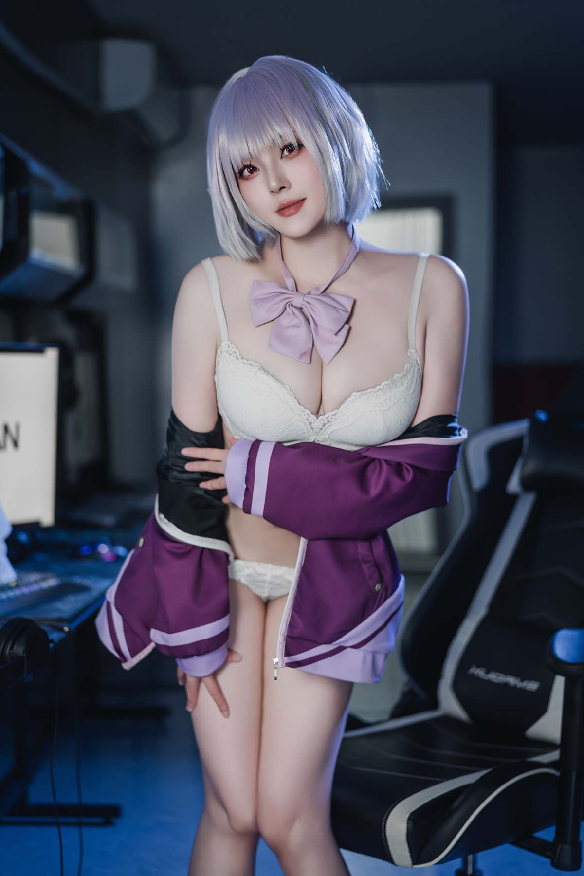 Natsuko夏夏子 – GRIDMAN 新条茜 Cosplay-第2张