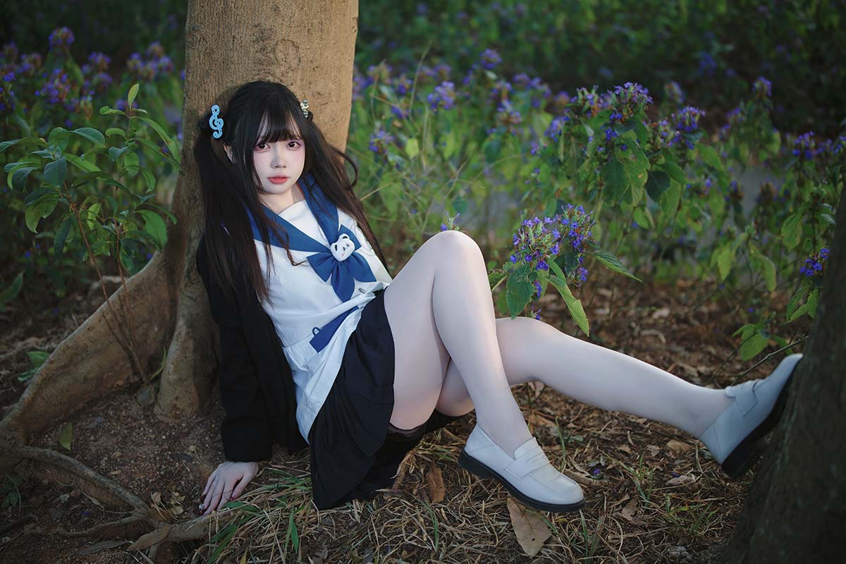 洛桑w伊梓 – 桑梓双马尾jk Cosplay-第1张