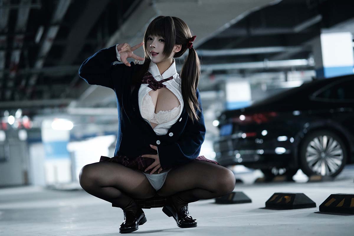 胡桃猫Kurumineko – JK制服日记 Vol.1 邀约 Cosplay-第2张