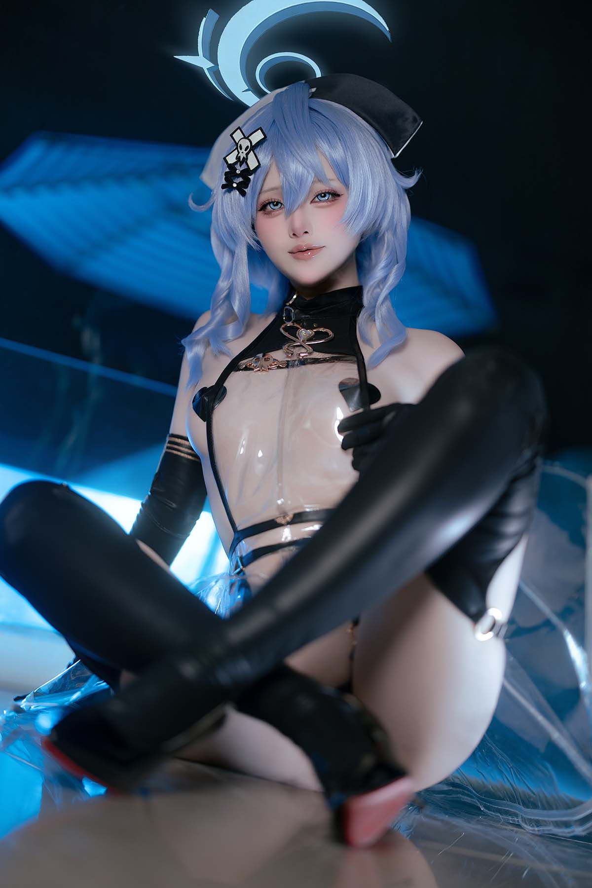 屿鱼 – 蔚蓝档案 天雨亚子 护士 Cosplay-第2张