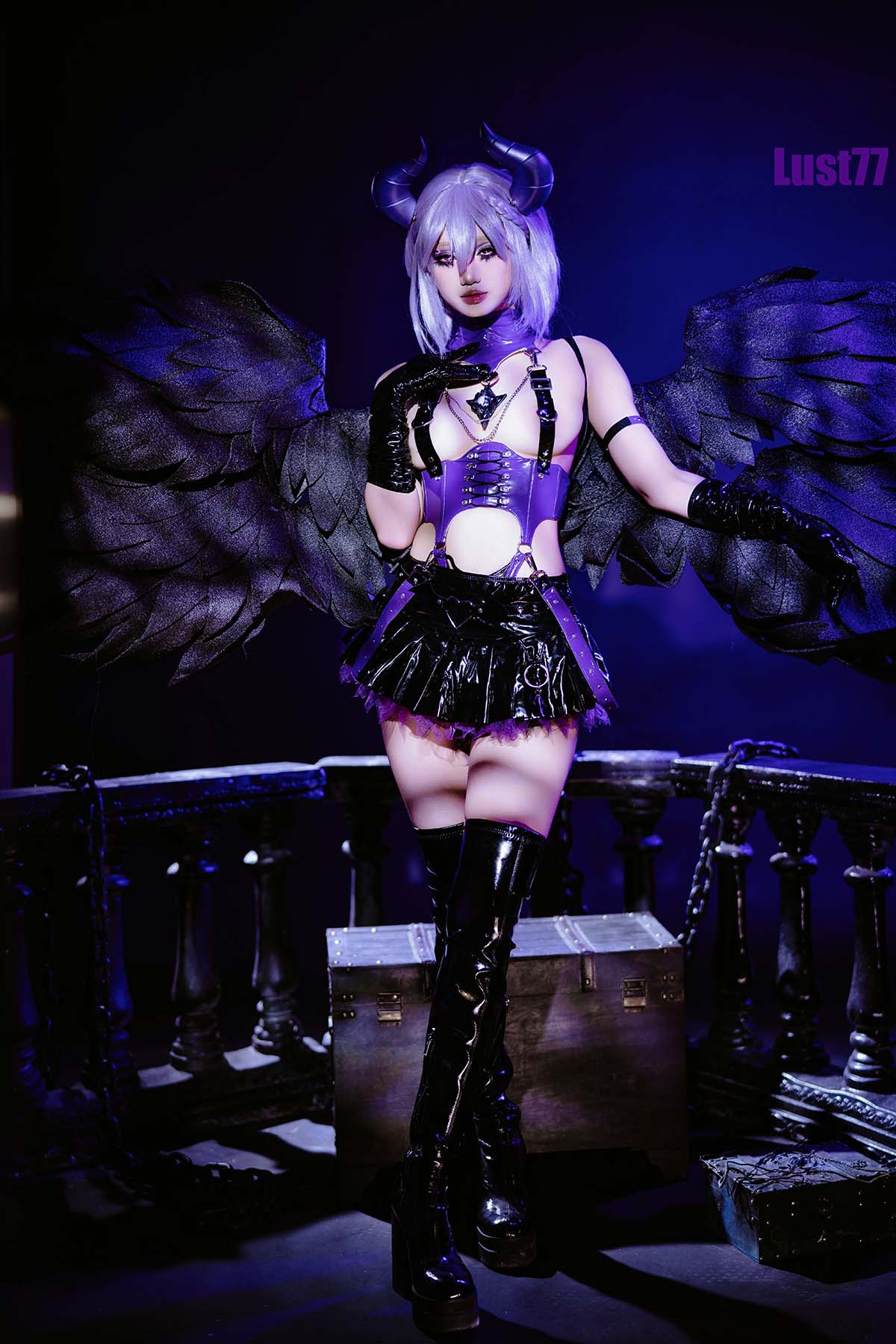 柒柒要乖哦 – 堕天使之歌 Cosplay-第1张