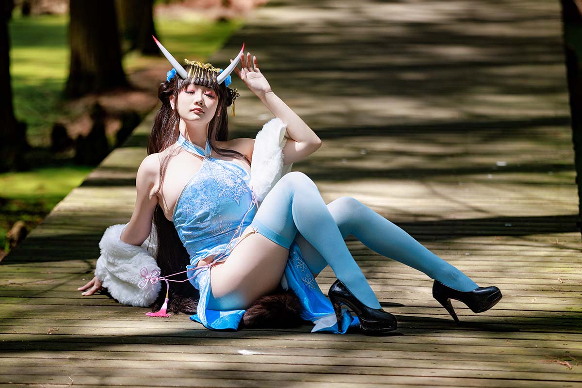 阿雪雪 – 能代旗袍 Cosplay-第1张