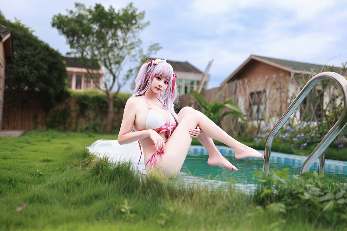 阿雪雪 – 普利茅斯 泳装 Cosplay-第1张