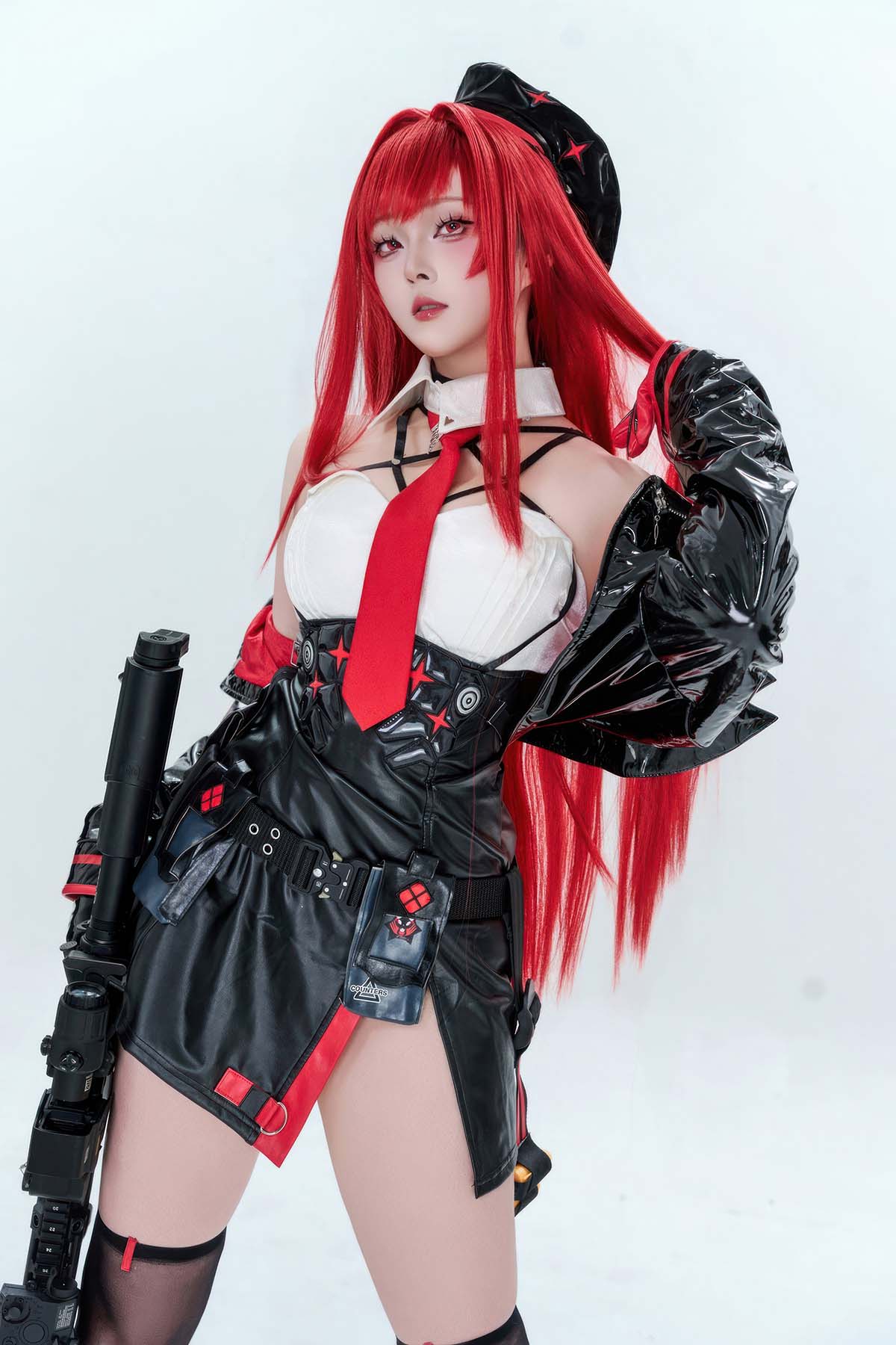 Natsuko夏夏子 – Nikke胜利女神 拉毗 小红帽 Cosplay-第1张