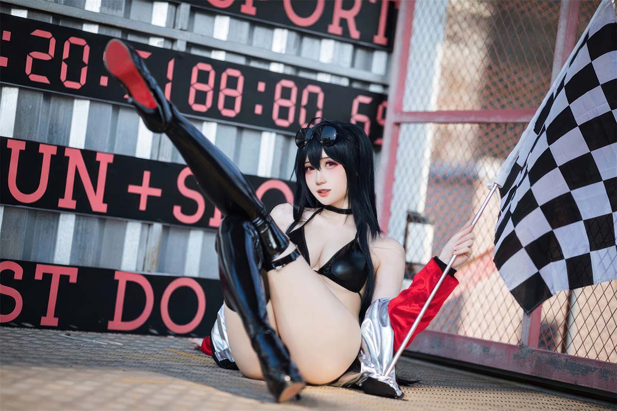 焖焖碳 – 碧蓝航线 大凤 赛车服 Cosplay-第1张