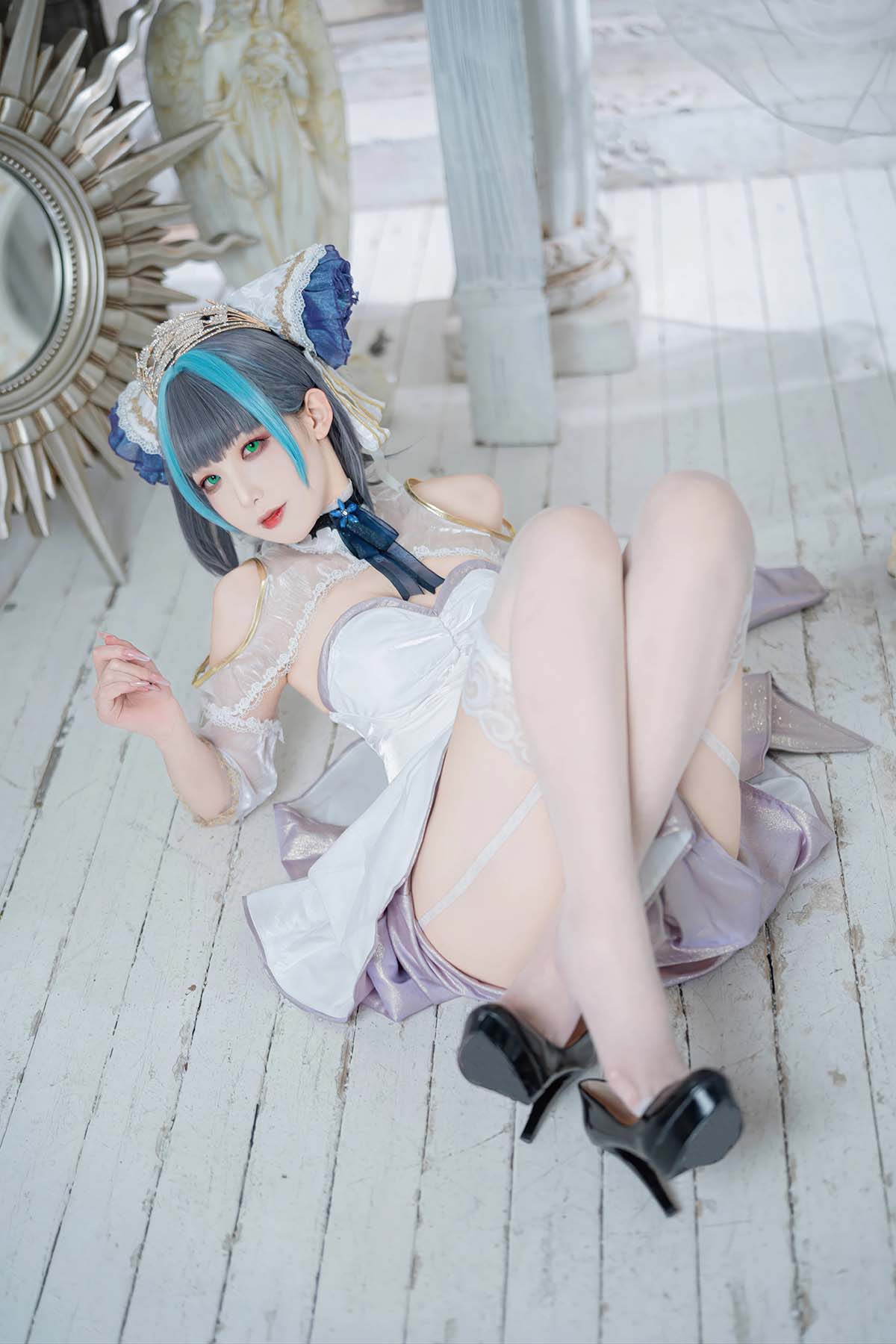 封疆疆v – 碧蓝航线 柴郡誓约礼服 Cosplay-第2张
