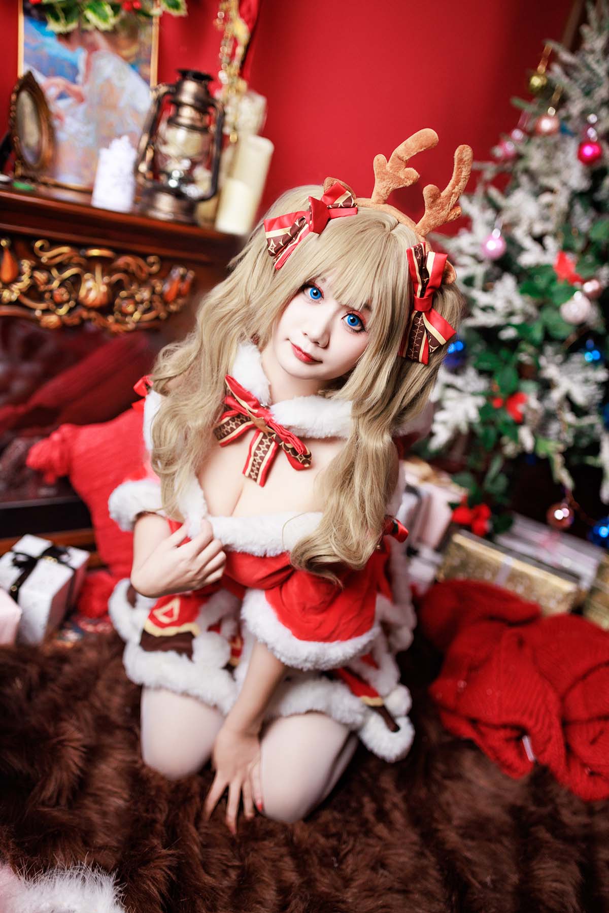 阿雪雪 – 圣诞芭芭拉 Cosplay-第2张