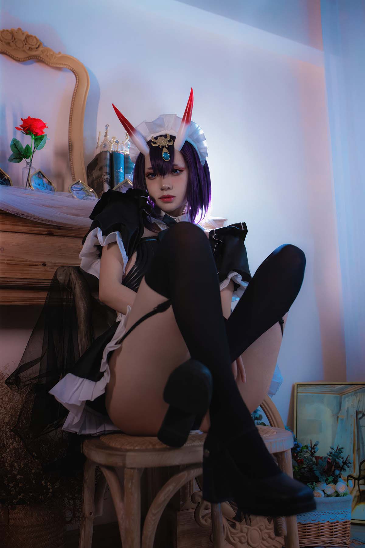 疯猫ss – 酒吞童子女仆 Cosplay-第1张