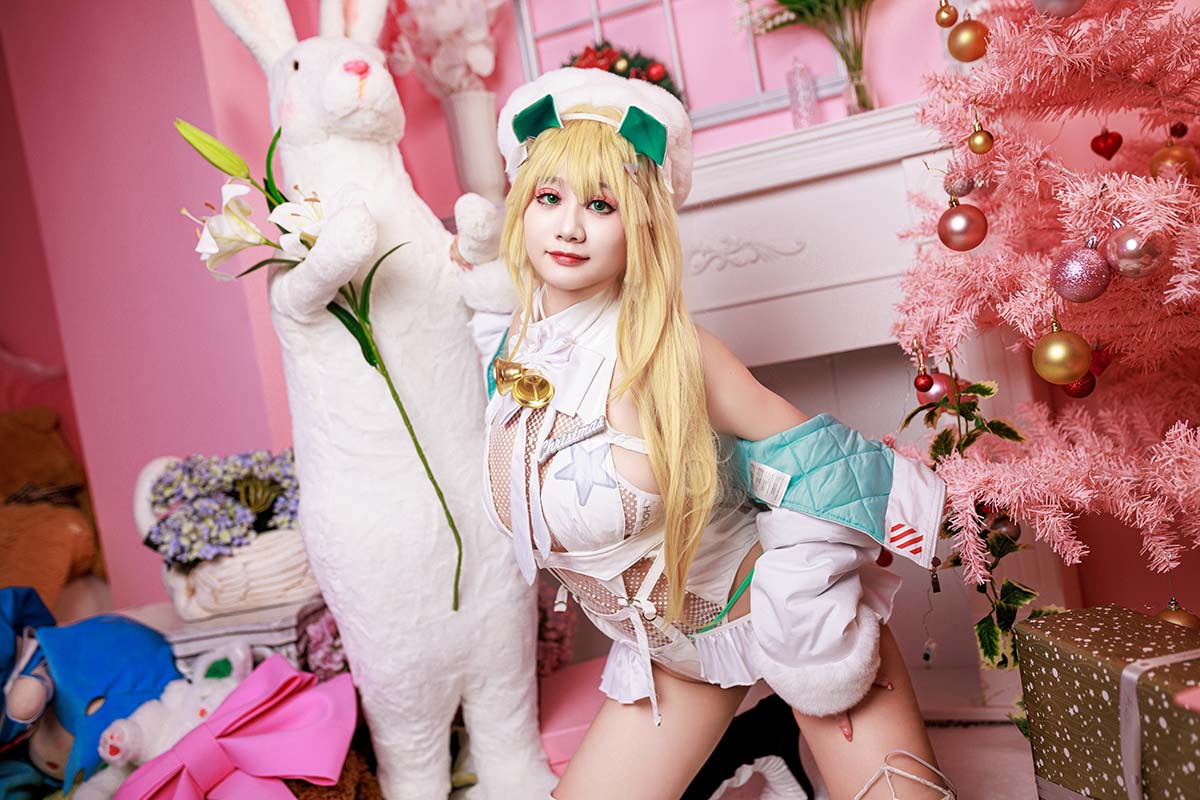 阿雪雪 – 圣诞露菲 Cosplay-第2张