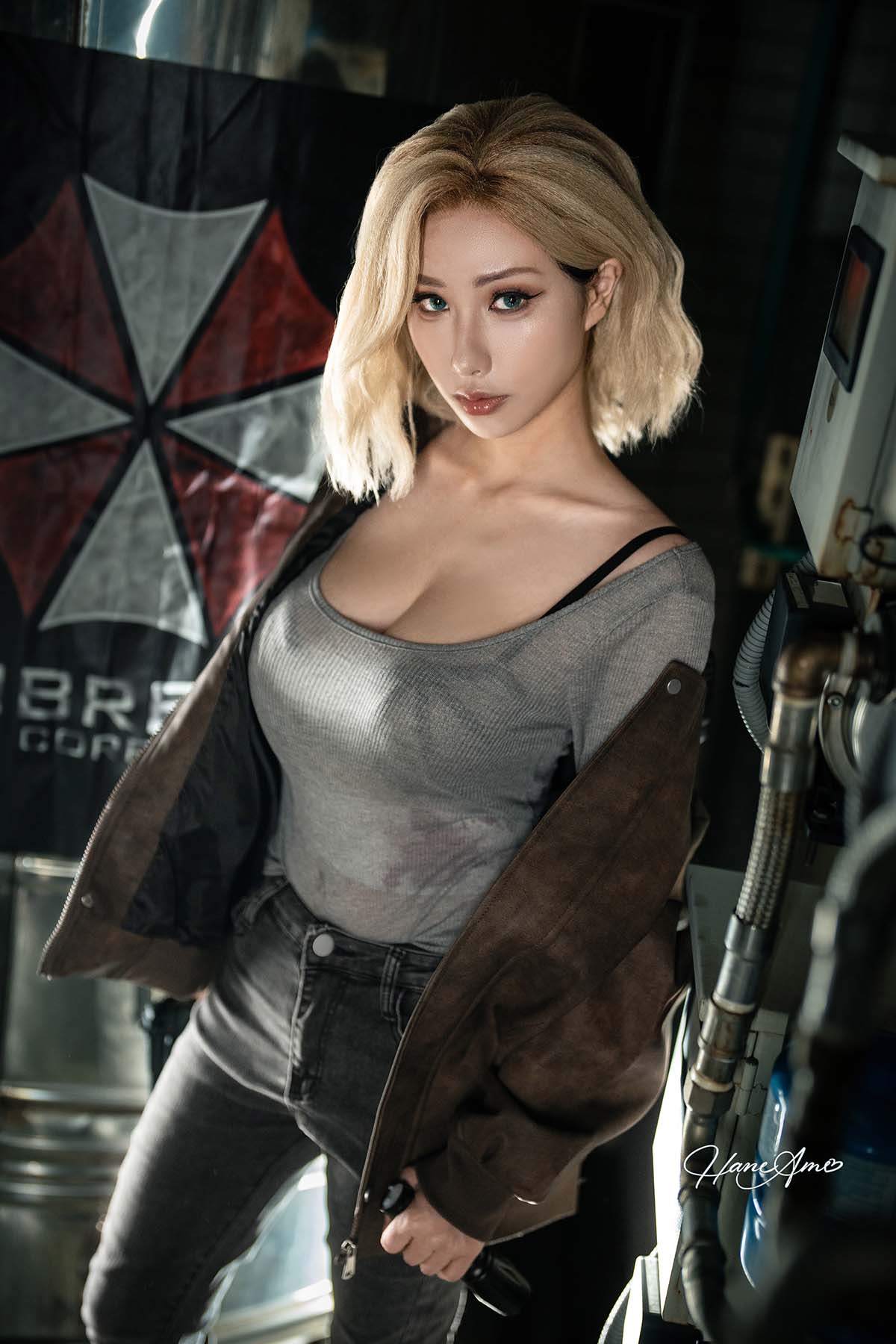 Hane Ame 雨波写真 – Resident Evil Requiem garage Cosplay-第1张