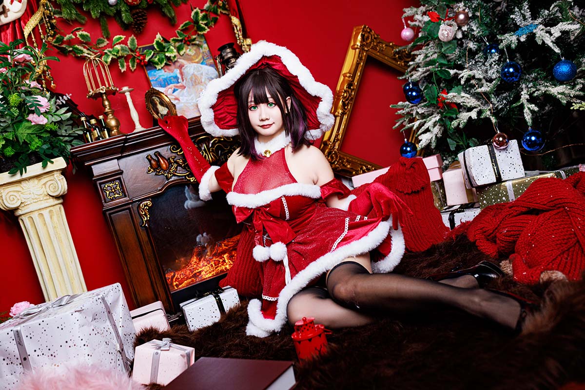 阿雪雪 – 圣诞魔女 Cosplay-第2张