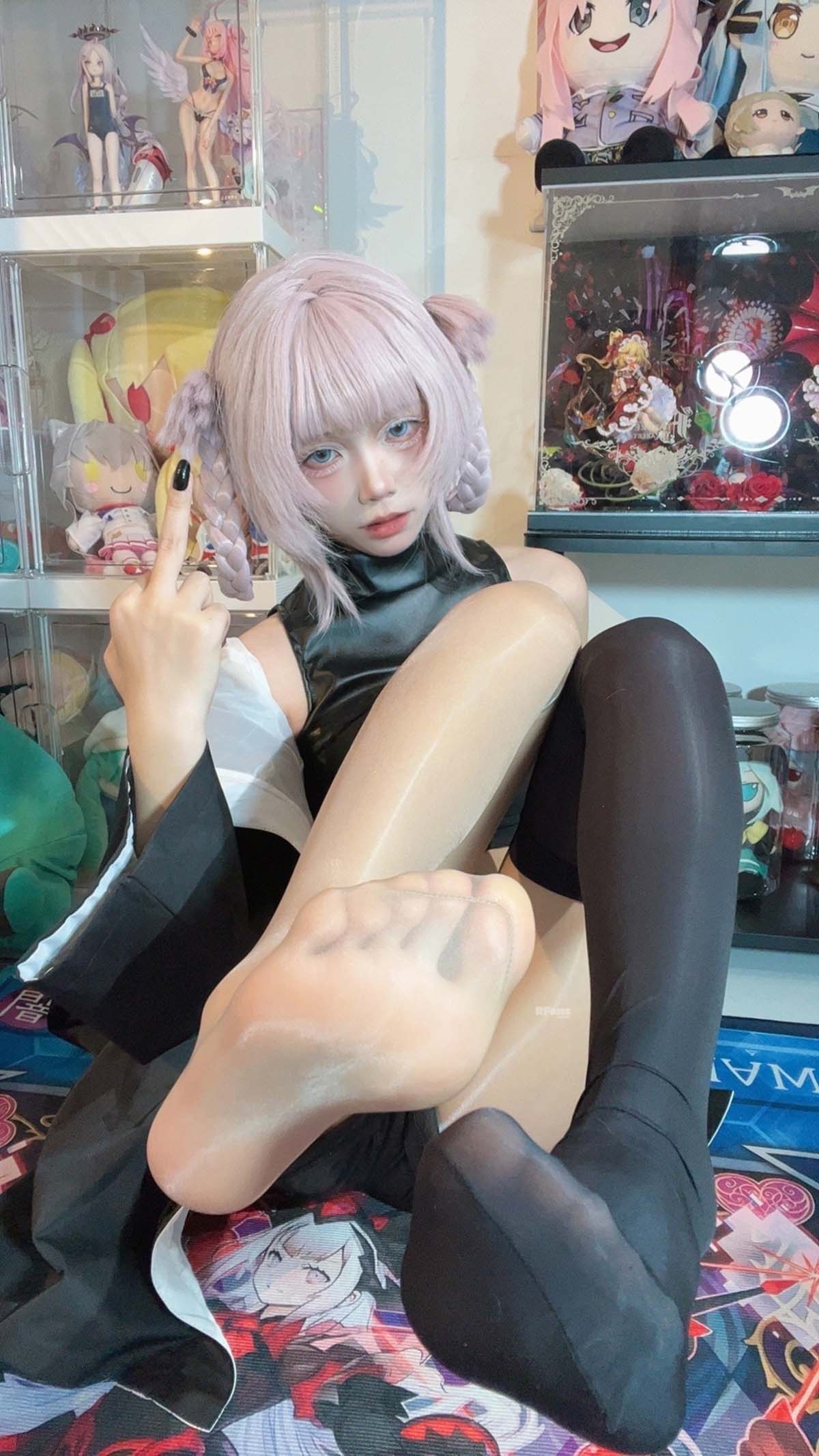 白栎Shirly – 彻夜之歌 七草荠 Cosplay-第1张