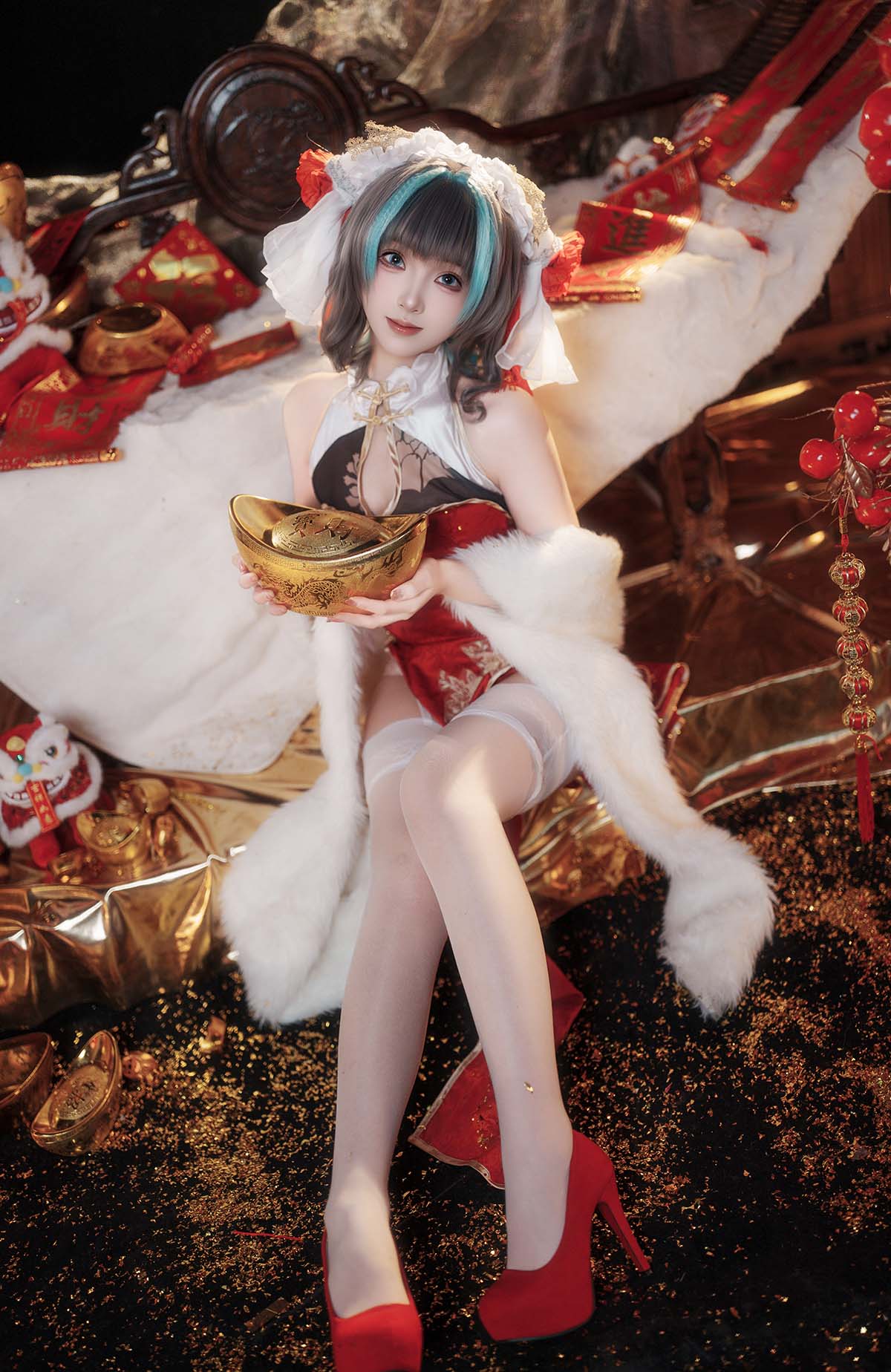 Bangni邦尼 – 新春旗袍 Cosplay-第2张