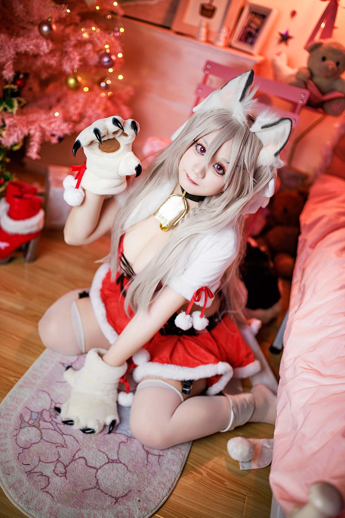 阿雪雪 – 圣诞夕立 Cosplay-第2张