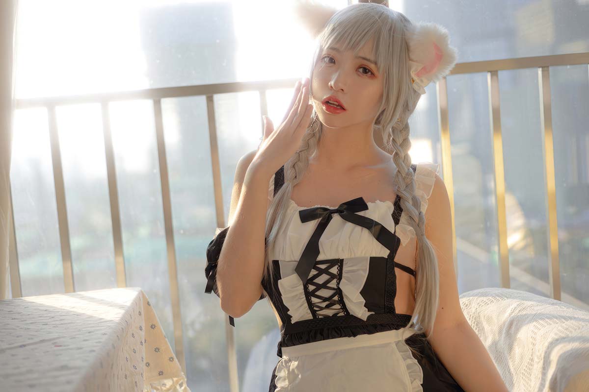 疯猫ss – 夕女仆 Cosplay-第1张