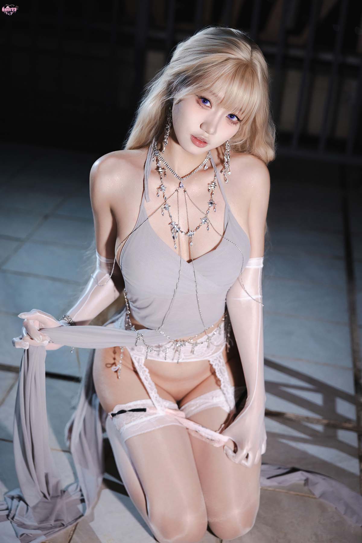 柒柒要乖哦 – 灰姑娘 辛德瑞拉同人晚礼裙 Cosplay-第2张